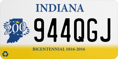 IN license plate 944QGJ