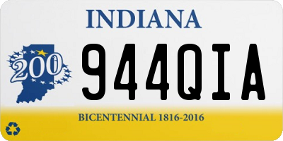 IN license plate 944QIA