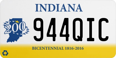 IN license plate 944QIC