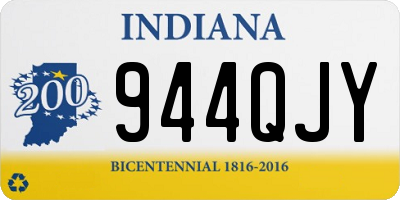 IN license plate 944QJY