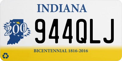 IN license plate 944QLJ