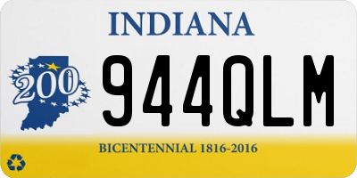 IN license plate 944QLM
