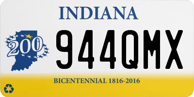 IN license plate 944QMX