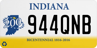 IN license plate 944QNB