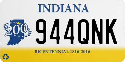 IN license plate 944QNK