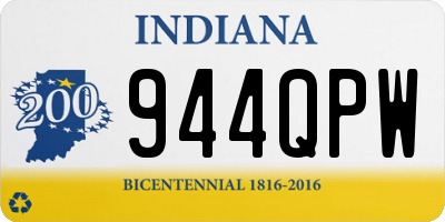 IN license plate 944QPW