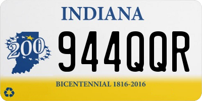 IN license plate 944QQR
