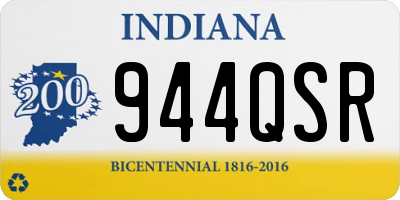 IN license plate 944QSR