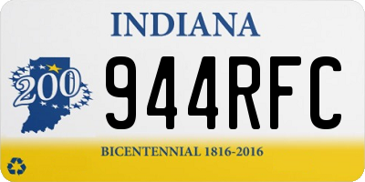 IN license plate 944RFC