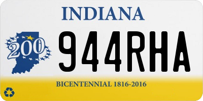 IN license plate 944RHA