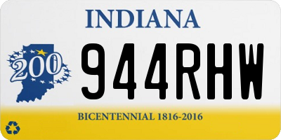 IN license plate 944RHW