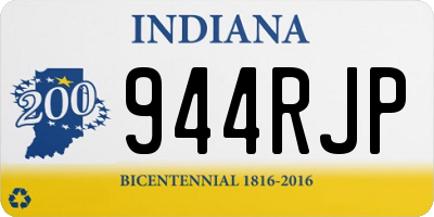 IN license plate 944RJP