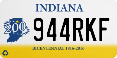 IN license plate 944RKF