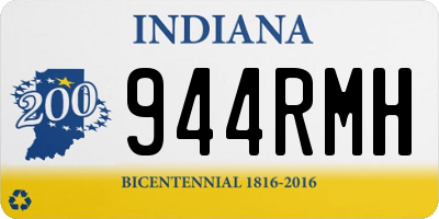 IN license plate 944RMH