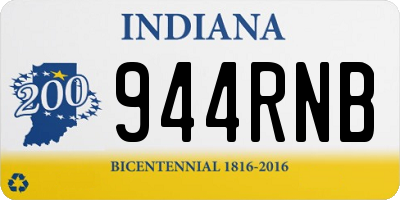 IN license plate 944RNB