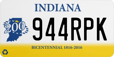 IN license plate 944RPK