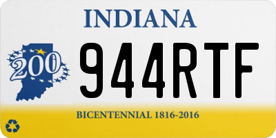 IN license plate 944RTF