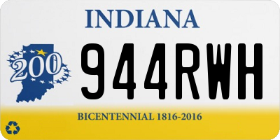 IN license plate 944RWH