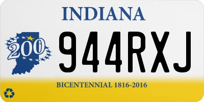 IN license plate 944RXJ