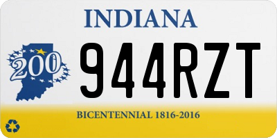 IN license plate 944RZT