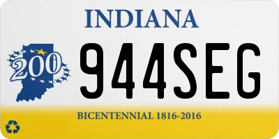 IN license plate 944SEG