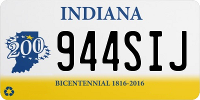 IN license plate 944SIJ