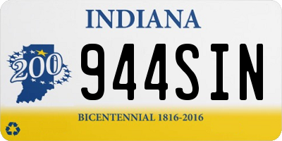 IN license plate 944SIN