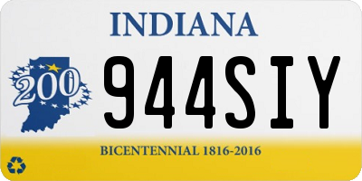 IN license plate 944SIY