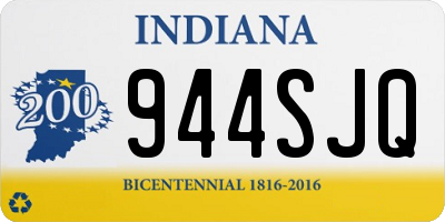IN license plate 944SJQ