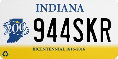 IN license plate 944SKR
