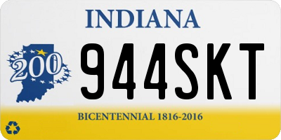 IN license plate 944SKT