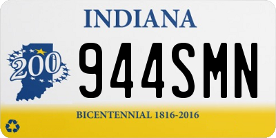 IN license plate 944SMN