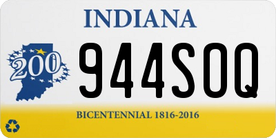 IN license plate 944SOQ
