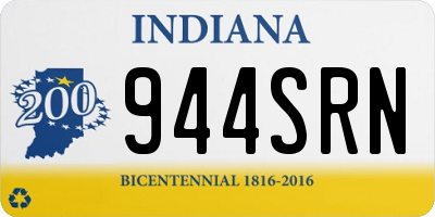 IN license plate 944SRN
