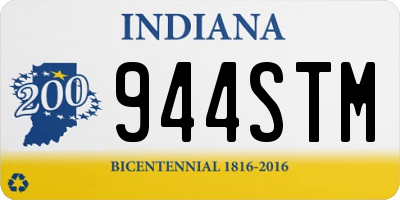 IN license plate 944STM