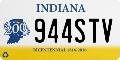 IN license plate 944STV