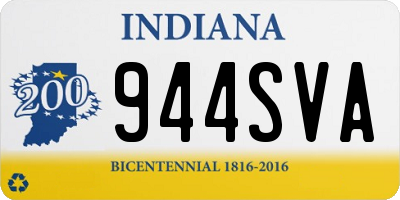 IN license plate 944SVA