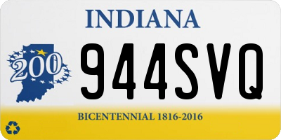 IN license plate 944SVQ
