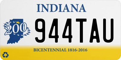 IN license plate 944TAU