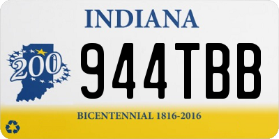 IN license plate 944TBB