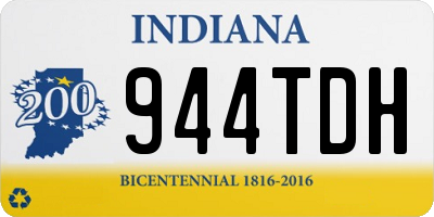 IN license plate 944TDH