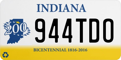 IN license plate 944TDO