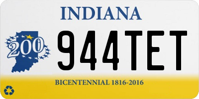 IN license plate 944TET