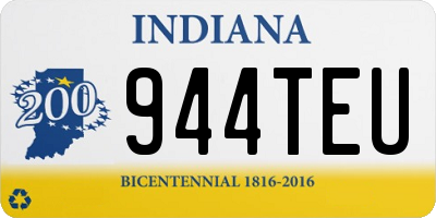 IN license plate 944TEU