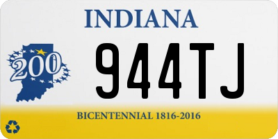 IN license plate 944TJ