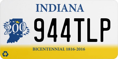IN license plate 944TLP