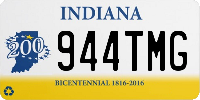 IN license plate 944TMG