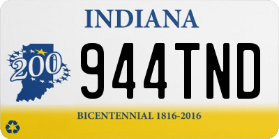IN license plate 944TND
