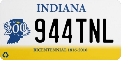 IN license plate 944TNL