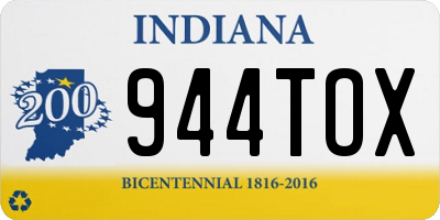 IN license plate 944TOX